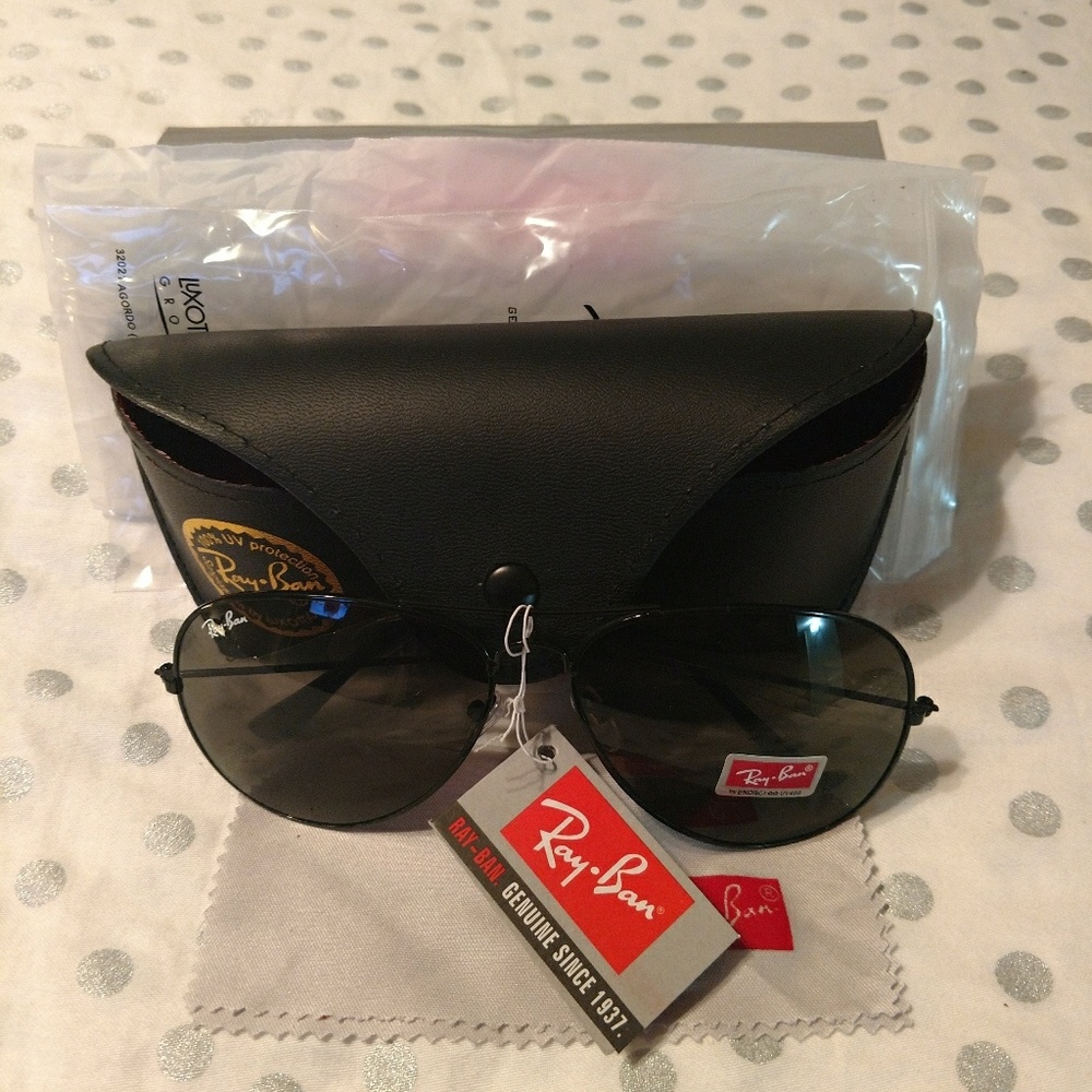 Ray-Ban Aviator Sunglasses 62014-135 Black